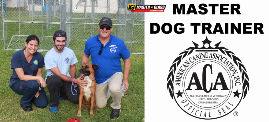 ACA News - ACA Master Dog Trainer Certification In